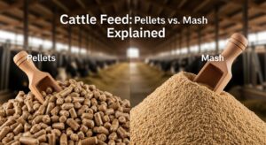Read more about the article Cattle Feed: Pellets vs. Mash Explained