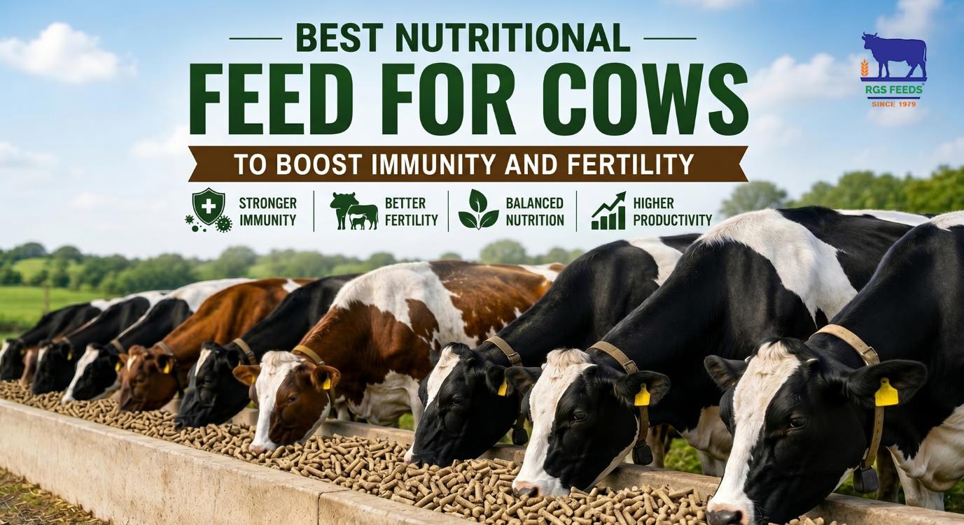 You are currently viewing Best Nutritional Feed for Cows to Boost Immunity and Fertility