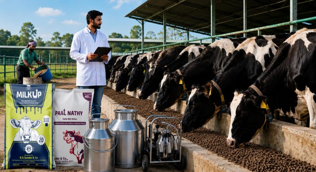 High-quality RGS Feeds cattle feed for stronger immunity and productive dairy cows