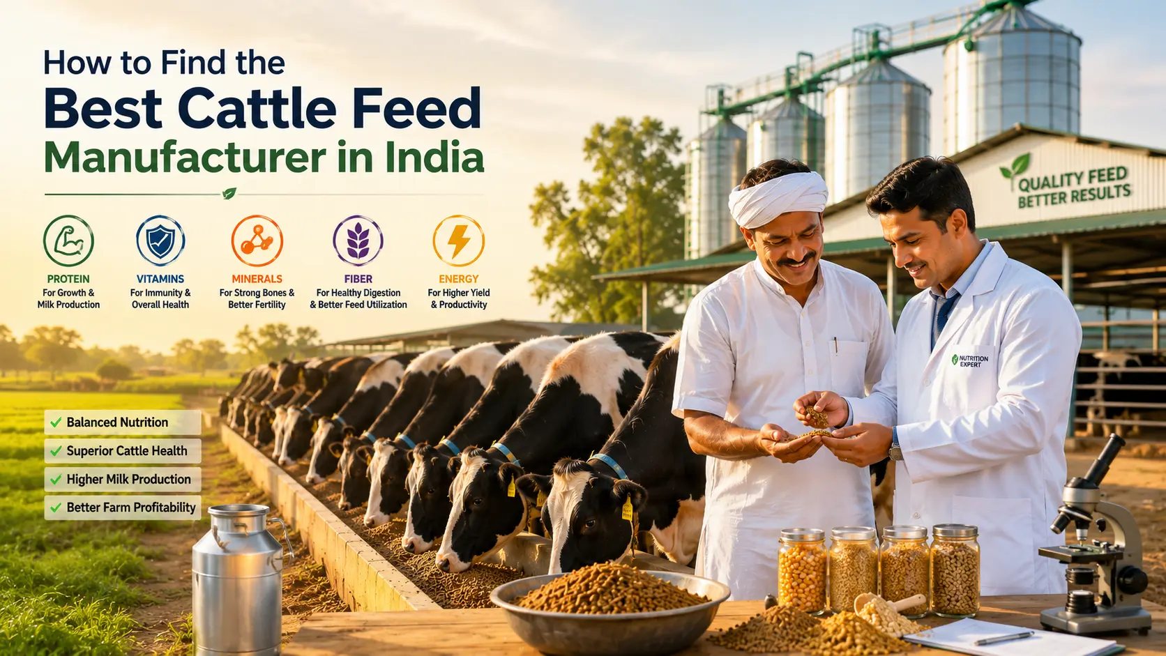 You are currently viewing How to Find the Best Cattle Feed Manufacturer in India